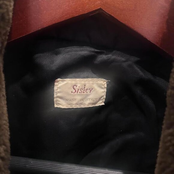 SISLEY Moto Fur Jacket Made in Italy Size XS - Picture 4 of 7